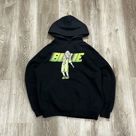 Billie Eilish X Takashi Murakami Hoodie Adult Pullover Sweatshirt Size Medium - Picture 1 of 5